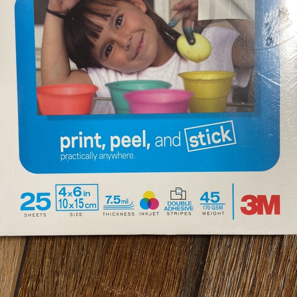 Post It Peel and Stick Photo Paper New 4 x 6 - Picture 4 of 7